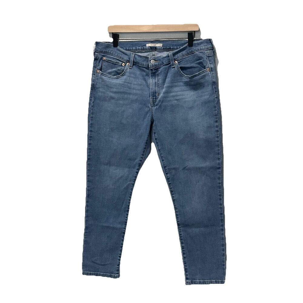 Levi's Boyfriend‎ Jeans Womens 33 Blue Medium Wash Denim Stretch